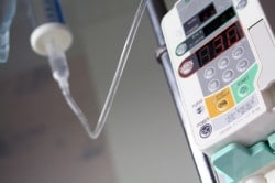 Chimiothérapie, perfusion, infirmière
