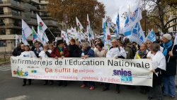 A nouveau dans la rue, les infirmiers de l'Education nationale obtiennent gain de cause