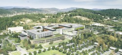 Le Centre Hospitalier d'Alès est le premier hôpital français certifié "haute qualité environnementale" (HQE) - © D.R