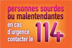 numéro téléphone sourds malentendants 114