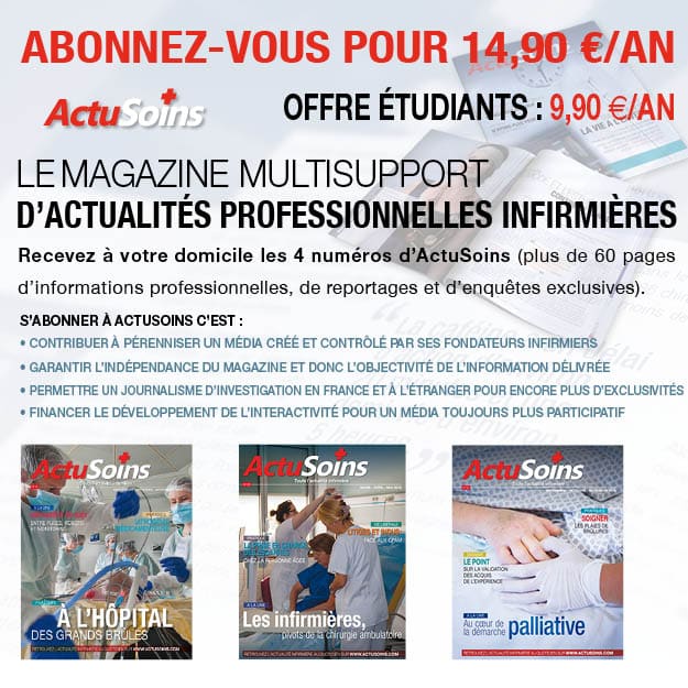 Abonnement magazine pour infirmier et infirmière actusoins