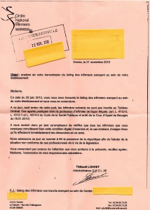 Infirmière Non-inscription à l'Ordre infirmier : le Parquet informé