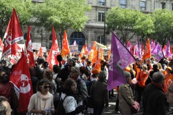 ©Cyrienne Clerc Manifestation le 21 mai dernier devant le siège de l'AP-HP, avenue Victoria
