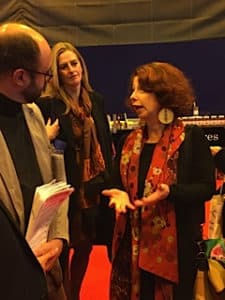 MIchèle Lenoir-Salafati, sous directrice aux Ressources Humaines à la DGOSsur le salon infirmier ©DR MIchèle Lenoir-Salafati, sous directrice aux Ressources Humaines à la DGOSsur le salon infirmier