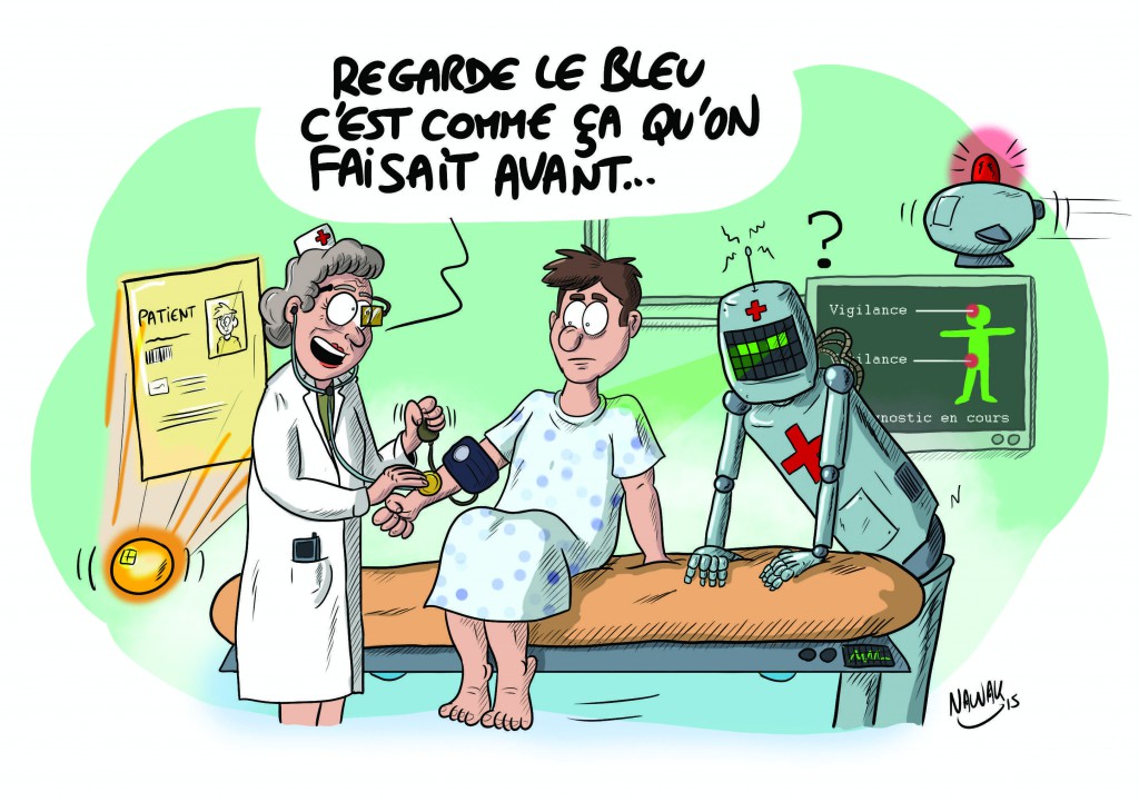 Infirmière en 2025 entre puces, robots et monitoring ActuSoins