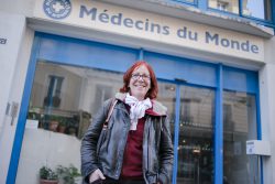Corinne Thaler, infirmière est co-responsable de la mission Caso de Paris Corinne Thaler, infirmière