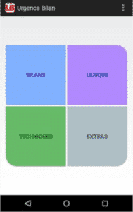 Urgence bilan application smartphone