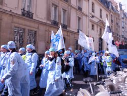 Lors de la manifestation IADE du 22 mars 2016