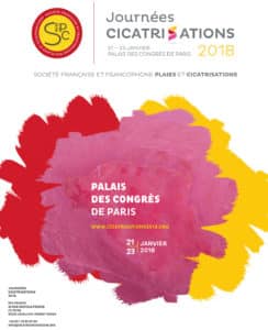 Journées Cicatrisations du 21 au 23 janvier 2018 au Palais des Congrès de Paris