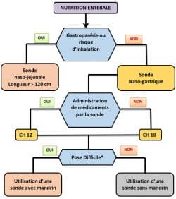 SNG Sonde Naso Gastrique Arbre Décisionnel