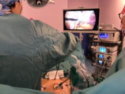 La chirurgie sous cœlioscopie