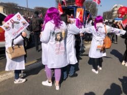 Mobilisation du 8 mars : les soignants dans les rangs