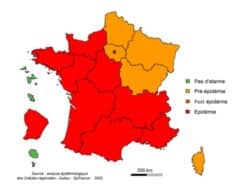 Grippe : huit régions métropolitaines en phase épidémique