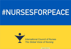 Guerre en Ukraine : le Conseil international des infirmières lance la campagne #Nursesforpeace