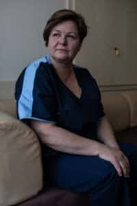 Le Dr Tatiana est gynécologue. Elle travaille depuis deux ans dans une maternité dans le centre de Kyiv