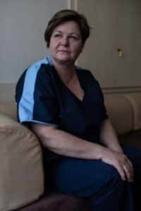 Le Dr Tatiana est gynécologue. Elle travaille depuis deux ans dans une maternité dans le centre de Kyiv Le Dr Tatiana est gynécologue. Elle travaille depuis deux ans dans une maternité dans le centre de Kyiv