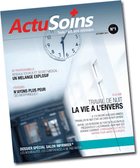 ActuSoins, magazine papier pour infirmière libérale et hospitalière, infirmier, IDEL, Ibode, Iade, Cadre de Santé - ActuSoins