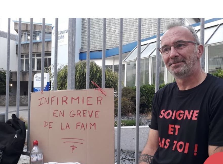 Cherbourg : un infirmier libéral dénonce des indus en faisant une grève de la faim