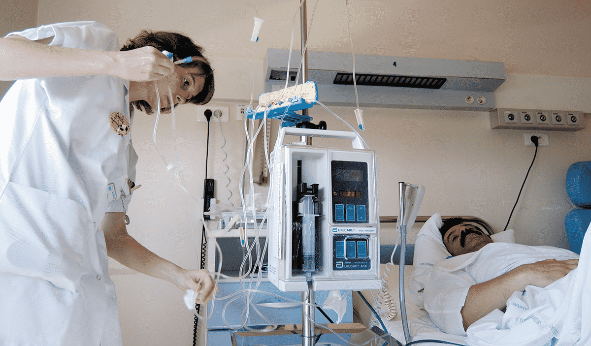 Pose d une pompe pca morphine prise en charge de la douleur aigu 