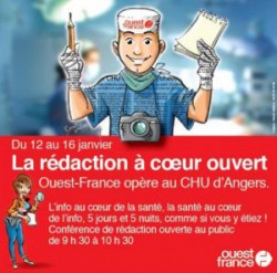 Ouest France transporte sa rédaction au sein du CHU d'Angers Ouest France transporte sa rédaction au sein du CHU d'Angers