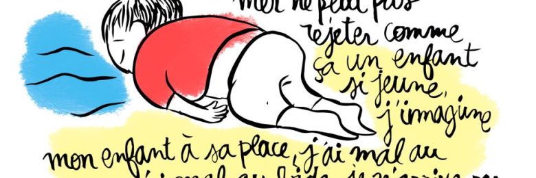 Il y a des jours où… Mes larmes ont le goût de la mer…