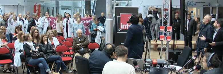 Climat houleux pour la matinale de France Inter à l’hôpital Pompidou