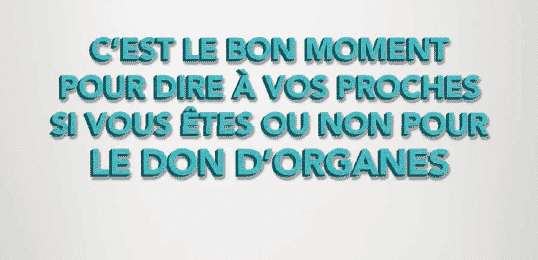 22 juin : la journée de réflexion sur le don d’organes