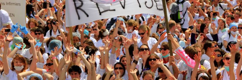 [DIAPORAMA] La manifestation des étudiants infirmiers en image
