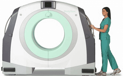 Un scanner au lit du malade Un scanner au lit du malade