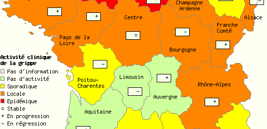 Grippe : Le seuil épidémique franchi