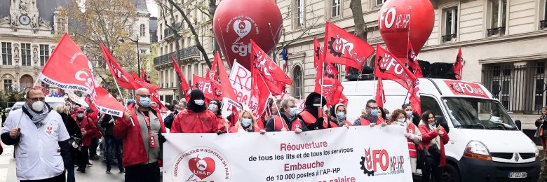 Le personnel de l’AP-HP dans la rue pour dénoncer les conditions de travail