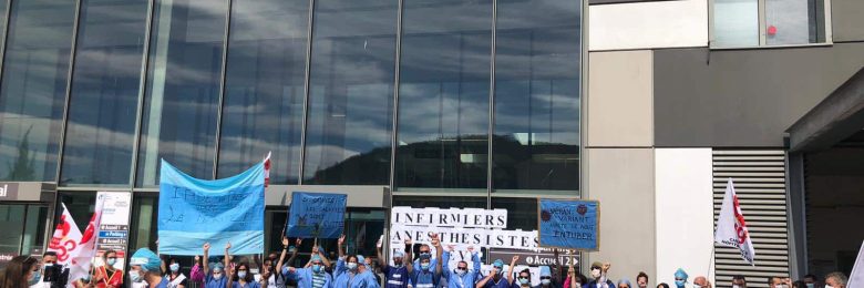 Les IADE se sont mobilisés partout en France hier