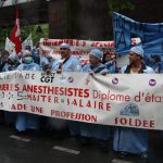 [EN IMAGES] Les infirmiers anesthésistes prennent la Bastille
