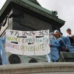 [EN IMAGES] Les infirmiers anesthésistes prennent la Bastille
