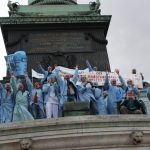 [EN IMAGES] Les infirmiers anesthésistes prennent la Bastille