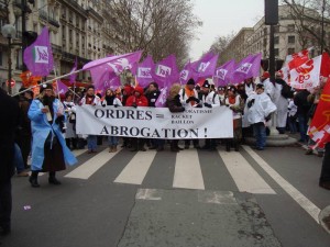 Journée d’action contre les ordres paramédicaux le mardi 20 mars Journée d’action contre les ordres paramédicaux le mardi 20 mars