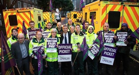 les infirmières britanniques en grève