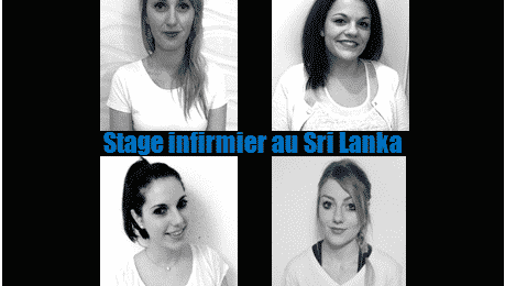 Quatre étudiantes en soins infirmiers en partance pour le Sri Lanka