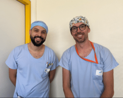 Kévin Rousseau et Jimmy Guibert, infirmiers en cardiologie interventionnelle