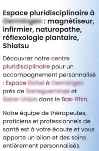 espace pluridisciplinaire de santé