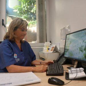 Marie-Rose Karam, infirmière à l'Hôtel Dieu de France, à à Achrafyeh Marie-Rose Karam, infirmière à l'Hôtel Dieu de France, à à Achrafyeh