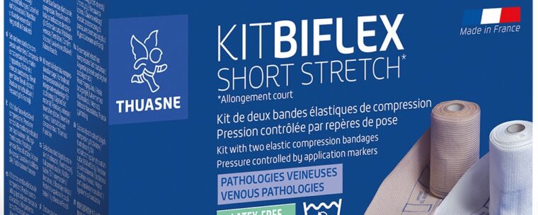 Kit Biflex – Kit de 2 bandes élastiques de compression à allongement court