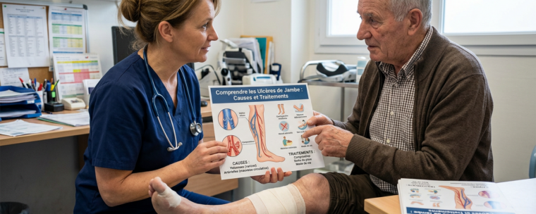 Comprendre les ulcères de jambe : causes et traitements Comprendre les ulcères de jambe : causes et traitements